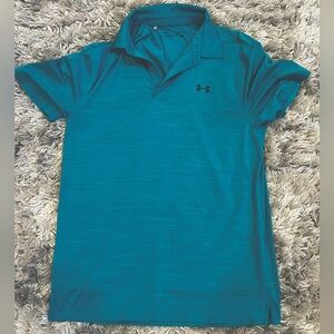 Under Armour Medium Green Heatgear Polo - Good Condition